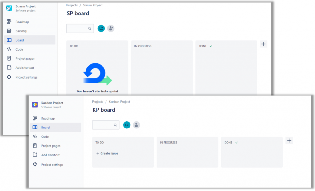 Scrum Project vs Kanban Project